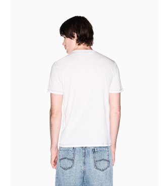 A|X Armani Exchange Hvid T-shirt i slim fit