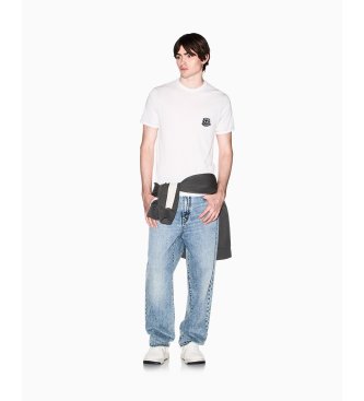 A|X Armani Exchange Hvid T-shirt i slim fit