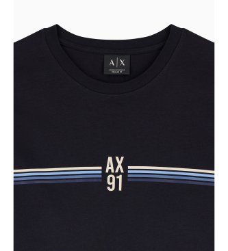 A|X Armani Exchange Camiseta Basic marinho