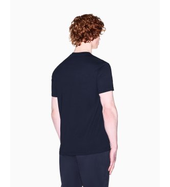 A|X Armani Exchange Camiseta Clásica marino