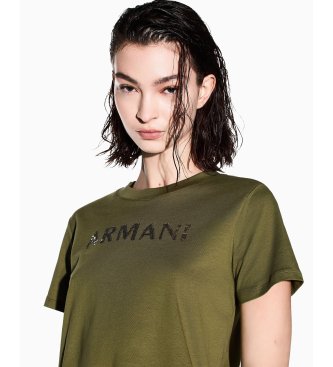 A|X Armani Exchange T-shirt coupe Décontractée vert