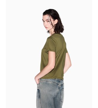 A|X Armani Exchange T-shirt coupe Décontractée vert