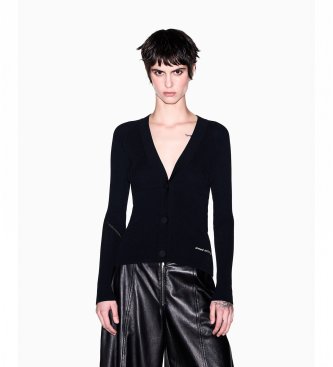 A|X Armani Exchange Cárdigan Atmosphere negro