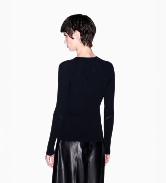 A|X Armani Exchange Cárdigan Atmosphere negro