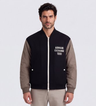 A|X Armani Exchange Casaco bomber azul-marinho