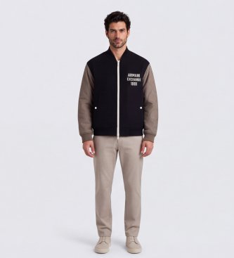 A|X Armani Exchange Casaco bomber azul-marinho