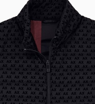 A|X Armani Exchange Colete de penas preto