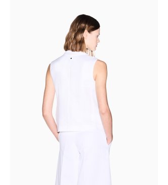 A|X Armani Exchange Gilet Croisé blanc