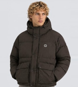 A|X Armani Exchange Gewatteerd jasje met regular fit in bruin