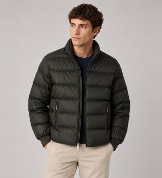 A|X Armani Exchange Donkergroene gewatteerde jas Style