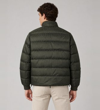 A|X Armani Exchange Donkergroene gewatteerde jas Style