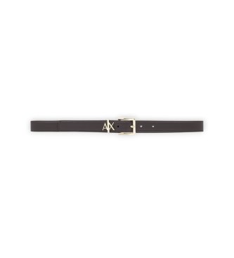 A|X Armani Exchange Ceinture Tongue en cuir vert