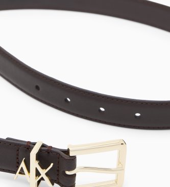 A|X Armani Exchange Ceinture Tongue en cuir vert