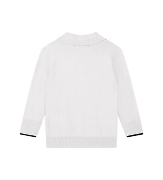 A|X Armani Exchange Polo in maglia con scollo a V beige