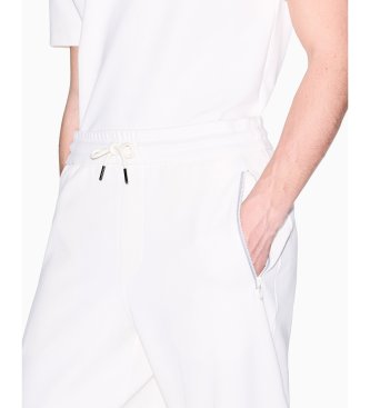 A|X Armani Exchange Hlače Jogger kremno bele barve