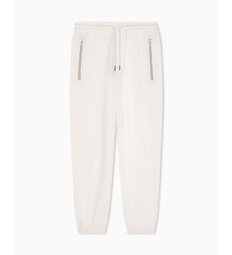 A|X Armani Exchange Hlače Jogger kremno bele barve