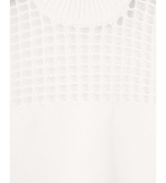 A|X Armani Exchange Top En Maille Fine blanc