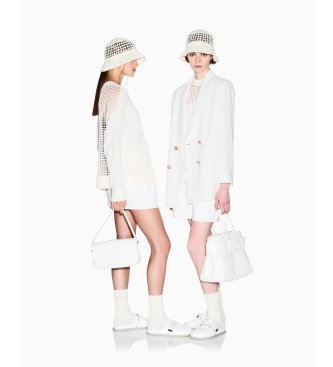 A|X Armani Exchange Top En Maille Fine blanc