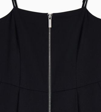 A|X Armani Exchange Smal overall i kypert med svarta ribbdetaljer