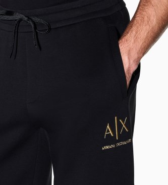 A|X Armani Exchange Calças básicas pretas