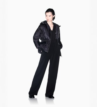A|X Armani Exchange Pantalone in gabardine con taglio regolare nero