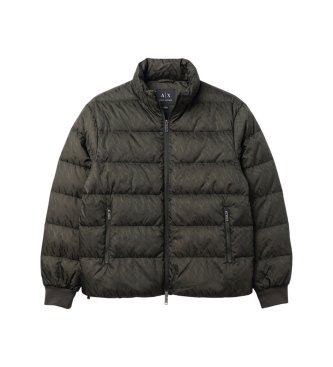 A|X Armani Exchange Donkergroene gewatteerde jas Style