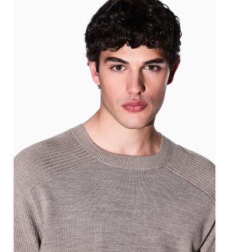 A|X Armani Exchange Jersey Texture beige