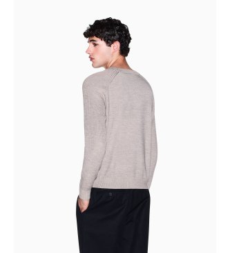 A|X Armani Exchange Jersey Texture beige