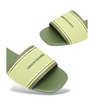 A|X Armani Exchange Renew green sandals