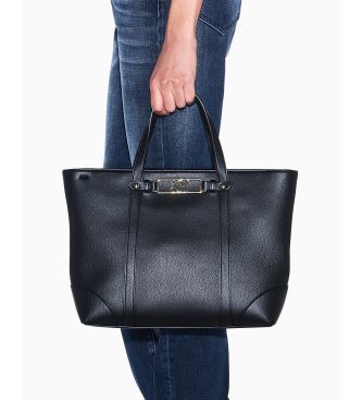 A|X Armani Exchange Črna nakupovalna torba