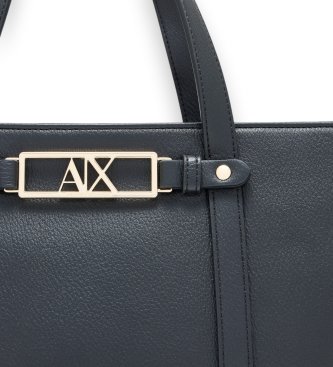 A|X Armani Exchange Črna nakupovalna torba