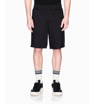 A|X Armani Exchange Shorts Lightweight Oxford nero