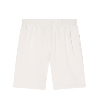 A|X Armani Exchange Bermuda de algodão branco creme