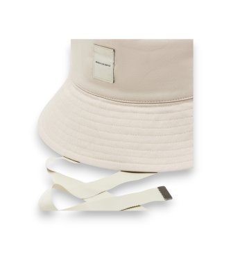 A|X Armani Exchange Be?owy kapelusz Bucket