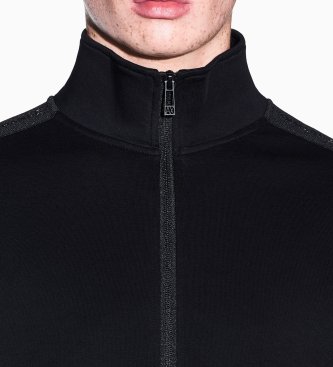 A|X Armani Exchange Sudadera corte regular negro