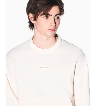 A|X Armani Exchange Beige bomuldssweatshirt