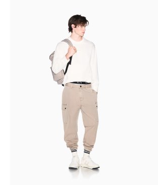 A|X Armani Exchange Beige bomuldssweatshirt