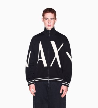 A|X Armani Exchange Sudadera corte regular negro