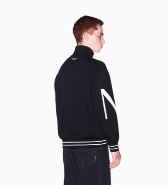 A|X Armani Exchange Sudadera corte regular negro