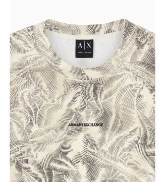 A|X Armani Exchange Beige French Terry sweatshirt