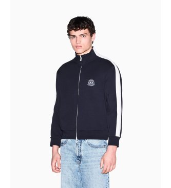 A|X Armani Exchange Sudadera Bonded marino