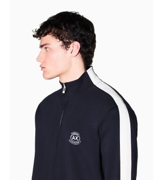 A|X Armani Exchange Sudadera Bonded marino