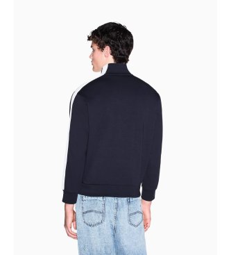 A|X Armani Exchange Sudadera Bonded marino