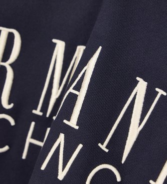 A|X Armani Exchange Navy French terry hoodie