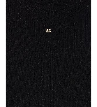 A|X Armani Exchange Top à Col Montant noir
