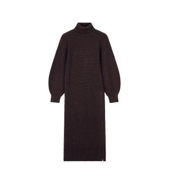 A|X Armani Exchange Vestito in maglia a coste marrone
