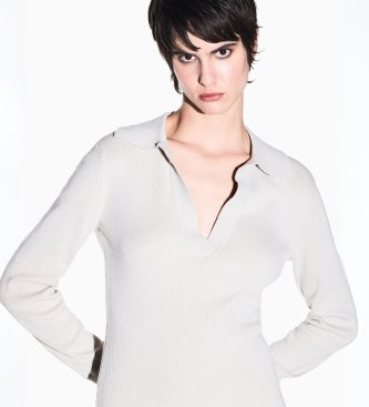 A|X Armani Exchange Repertoire-klänning beige