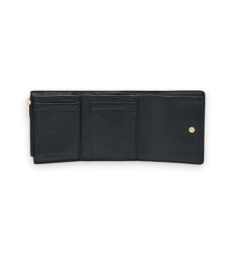 A|X Armani Exchange Wallet with textured finish and black metallic logo