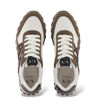A|X Armani Exchange Tênis Training bege