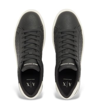 A|X Armani Exchange London sneakers with black texture